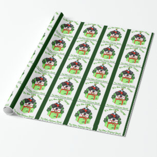 Papel De Presente Natal de Shih Tzu