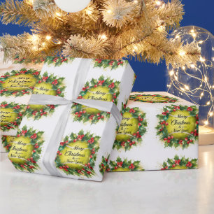Papel De Presente Natal de Tênis Com bolas e