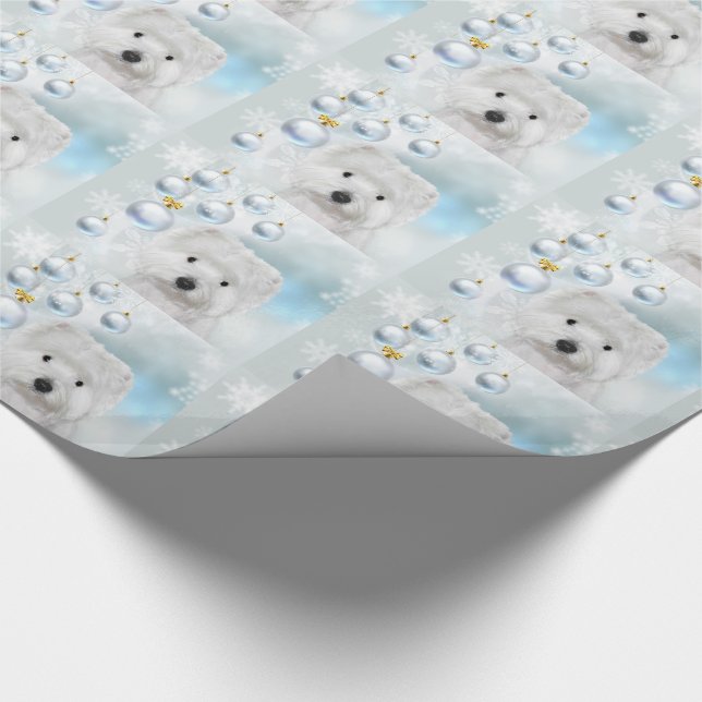 Papel De Presente Natal de Westie (Ponta)