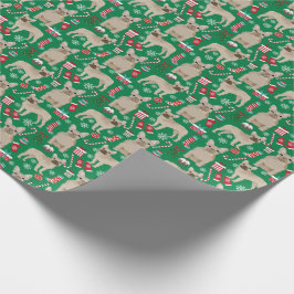Papel De Presente Natal do Bulldog Francês