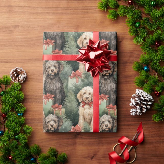 Papel De Presente Natal do Cachorro (Presente de Natal)