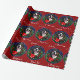 Papel De Presente Natal do Cão da Grande Suíça