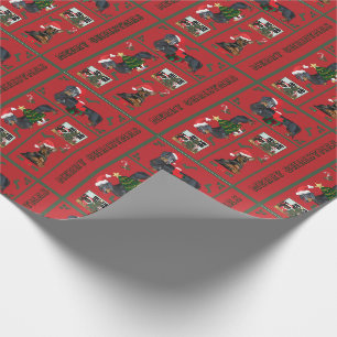 Papel De Presente Natal do Dachshund