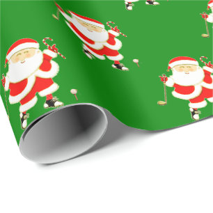 Papel De Presente Natal do golfe