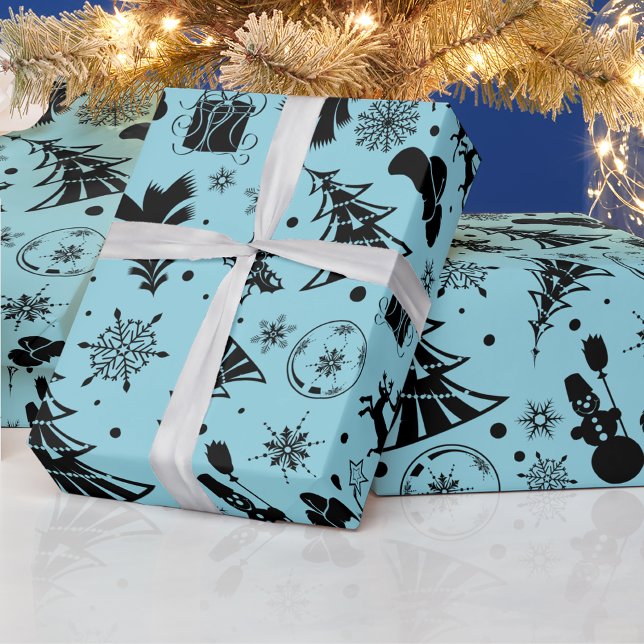 Papel De Presente Natal do padrão de Abstrato moderno (Criador carregado)