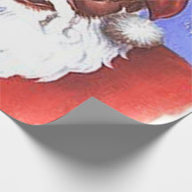 Natal do Papai Noel Africano Negro
