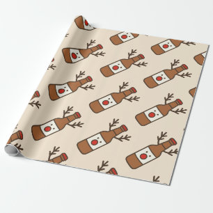 Papel De Presente Natal do Papai Noel Engraçado