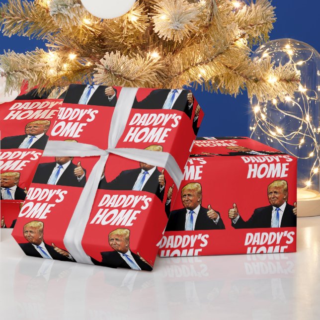 PAPEL DE PRESENTE NATAL DO PAPAI TRUMP EM CASA (Feriados)
