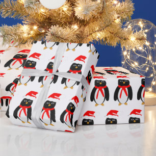 Papel De Presente Natal do Pinguim
