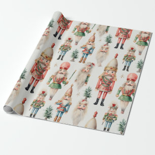 Papel De Presente Natal do Quebra-Nozes Férias de Inverno
