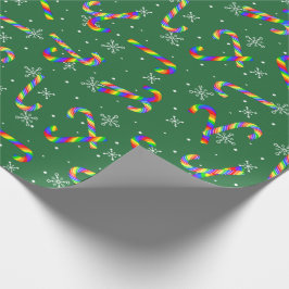 Papel De Presente Natal do Rainbow Candy Canavial