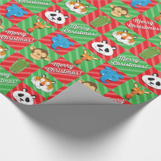 Papel De Presente Natal dos animais do sono