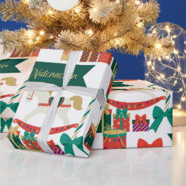 Papel De Presente Natal dos Brinquedos Festivos Festivos