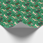 Papel De Presente Natal dos Cães Labrador<br><div class="desc">laboratório amarelo,  labrador amarelo,  Natal labrador,  Natal labrador,  Natal labrador,  plástico de presente de labrador,  plástico de presente de laboratório amarelo,  cão de Natal,  plástico de presente de Natal,  papel de embalagem de cachorro de Natal</div>