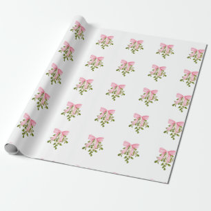 Papel De Presente Natal em Aquarela Moderna