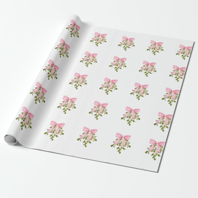 Papel De Presente Natal em Aquarela Moderna (Desenrolado)