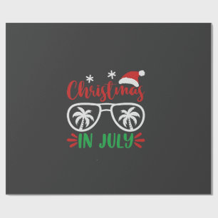 Papel De Presente Natal em julho Furioso Papais noeis de Natal Féria