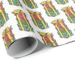 Papel De Presente Natal Empilhado Apresenta Natal Empilhado