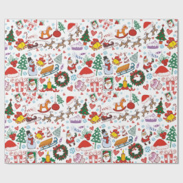 Papel De Presente Natal Festivo