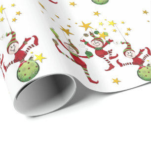 Papel De Presente Natal festivo dos duendes