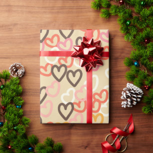 Papel De Presente Natal Floco de Neve Xadrez Búfalo Verde Rústico
