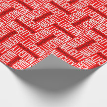 Natal impertinente vermelho & branco