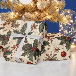 Papel De Presente Natal Intemporais
