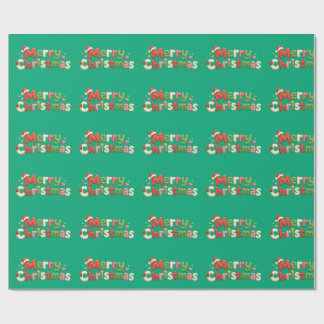 Papel De Presente Natal Kawaii Feliz