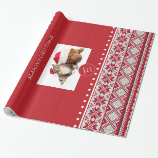 Papel De Presente Natal Knit