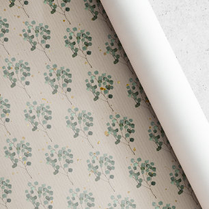Papel De Presente Natal Laurustino Rústico Vintage