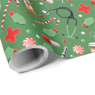 Papel De Presente Natal médico