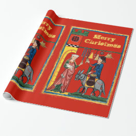 Papel De Presente Natal medieval