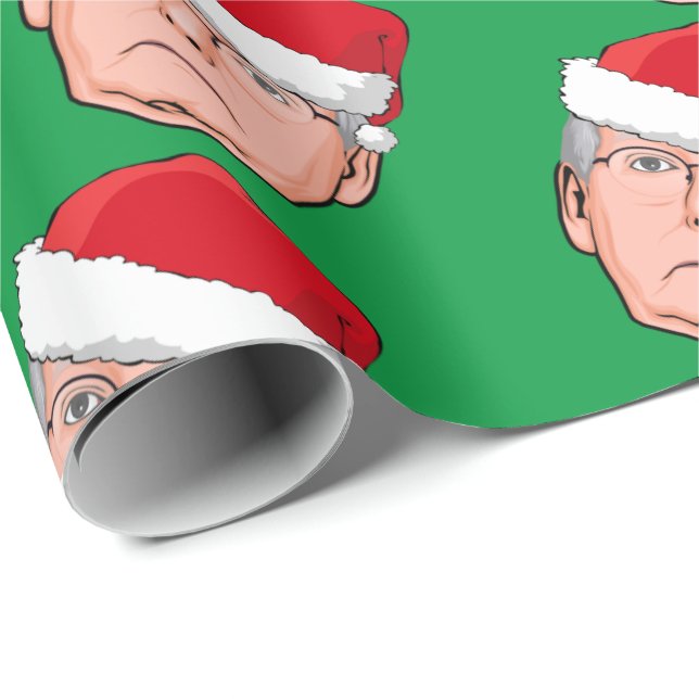PAPEL DE PRESENTE NATAL MITCH MCCONNELL (Ponta do rolo)