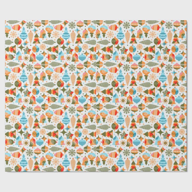 Papel De Presente Natal moderno (Barra)