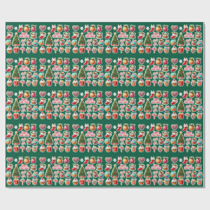 Papel De Presente Natal moderno e elegante