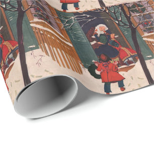 Papel De Presente Natal na casa da vovó