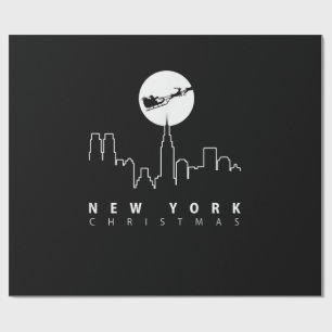 Papel De Presente Natal na Cidade de Nova York