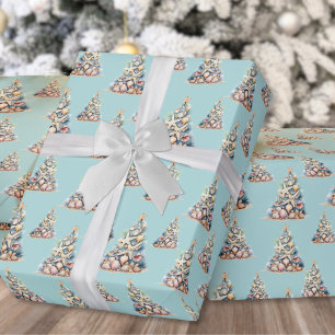 Papel De Presente Natal na Praia