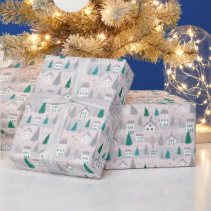 Papel De Presente Natal nas casas da vila