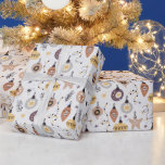 Papel De Presente Natal Nórdico Escandinavo Pasta Sueca Branca<br><div class="desc">Celebre a época mágica e festiva das festas com nosso natal,  escandinavo nórdico,  pastel colorido,  papel de embrulho de padrão. Perfeito para sua véspera de natal</div>