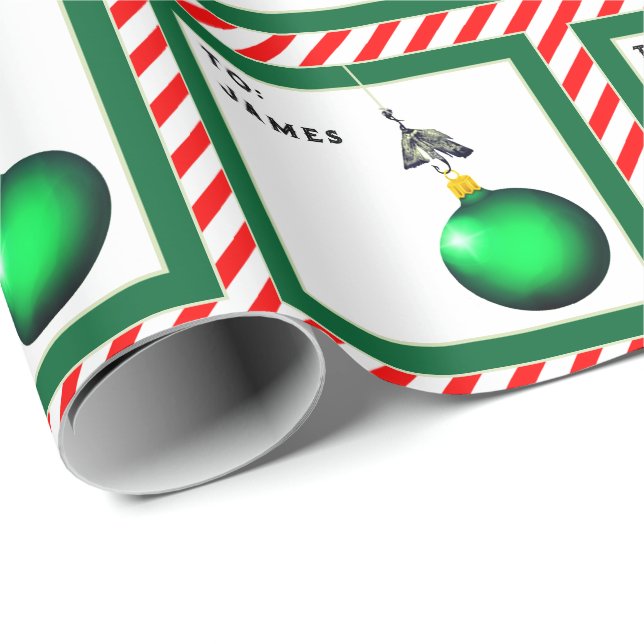 Papel De Presente Natal para pescadores de pesca única (Ponta do rolo)