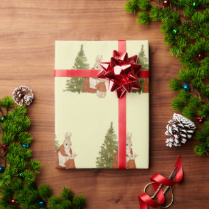 Papel De Presente Natal Peter Rabbit Vintage