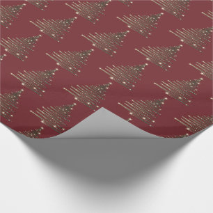 Papel De Presente Natal que envolve Papel-Oh a árvore de Natal