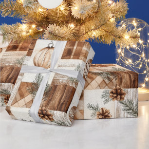 Papel De Presente Natal rústico