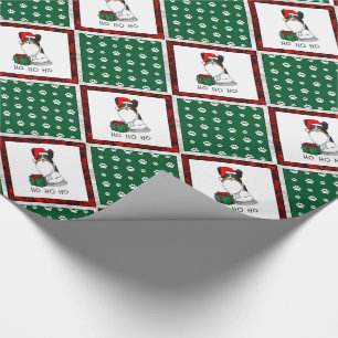 Papel De Presente Natal Santa Hat Papillon (Tricolor)