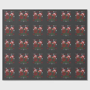Papel De Presente Natal Seis Sete 67 Papai Noel Xmas Geração Alpha