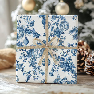 Papel De Presente Natal Toile Du Jouy Vitoriian Vintage Holiday