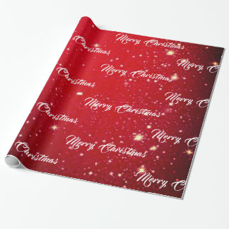 Papel De Presente Natal Vermelho