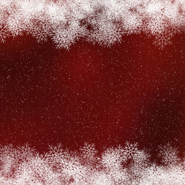 Papel De Presente Natal Vermelho (Merry Christmas, Need to Gift Wrap Snowflakes on red background wrapping paper!)