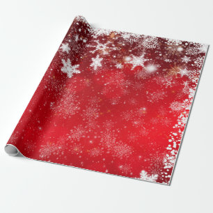 Papel De Presente "Natal Vermelho e Branco"